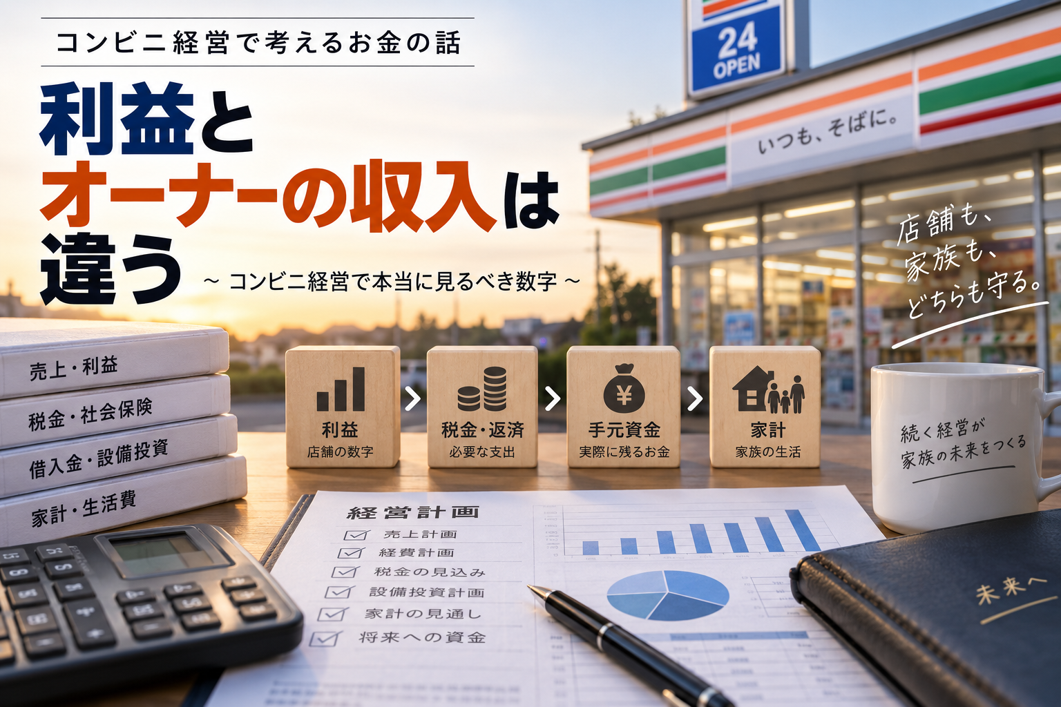 利益とオーナー収入は違う｜コンビニ経営で本当に見るべき数字【第64話】